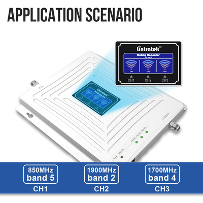 林創手機信號放大器三網合壹家用室內4g上網電信聯通信號放大器