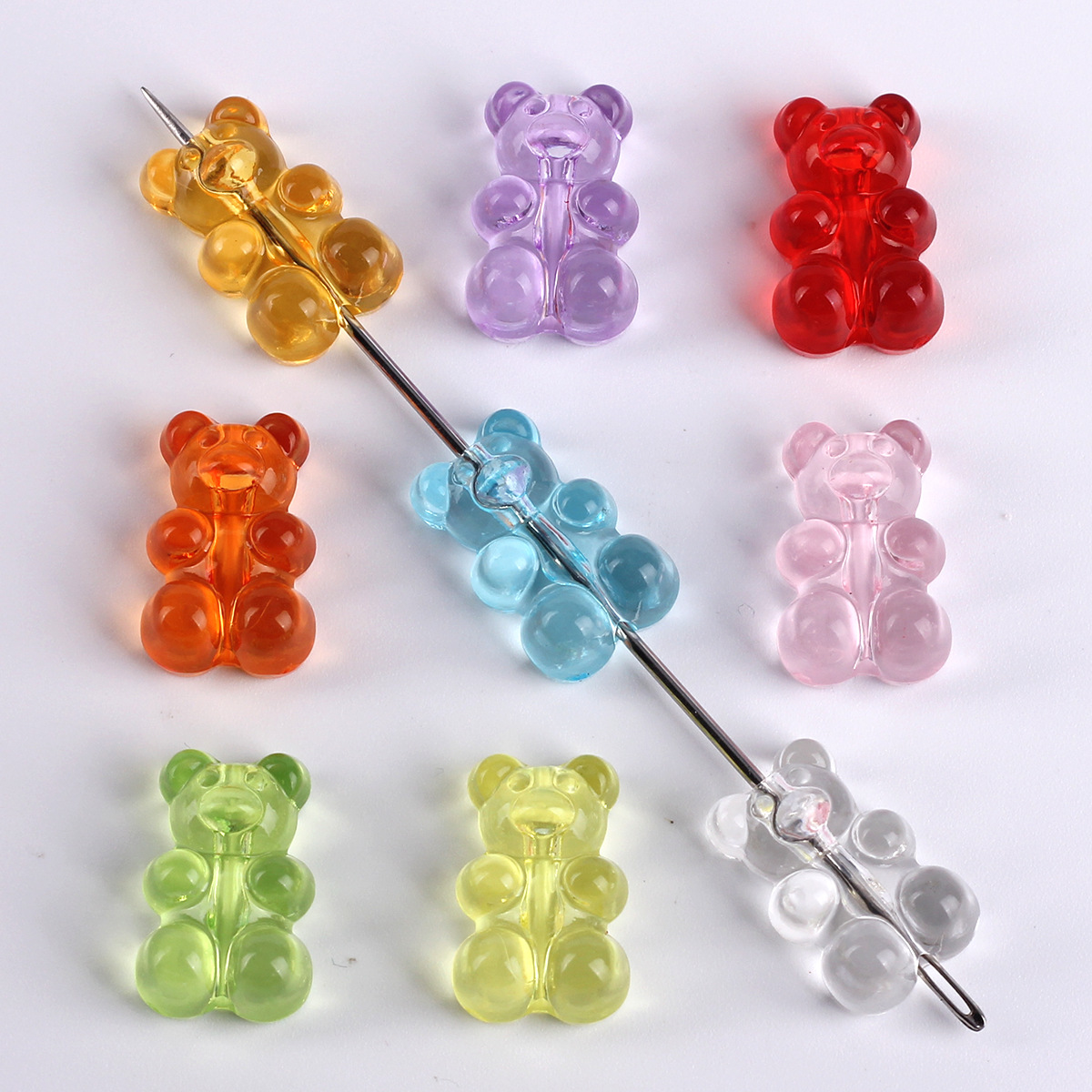115g Weight None Bag Accessories Type Beads Jewelry Making Type 11.8*18.5MM Jewelry Making Size DIY Ornament Accessories Classification Hole 1~1.9mm Hole Size 100 PCS/Package Quantity Acrylic Material little bear Pattern All Seasons Season Cute Style 100 PCS/Package 11.8*18.5MM Hole 1~1.9mm Acrylic Little Bear DIY Ornament Accessories Beads 无