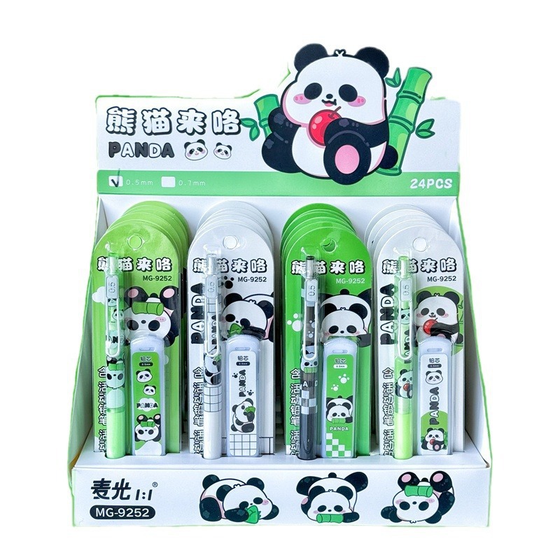 Set de Portaminas de Dibujos Animados MG-9252 0.5 mm Plástico para Escritura Escolar