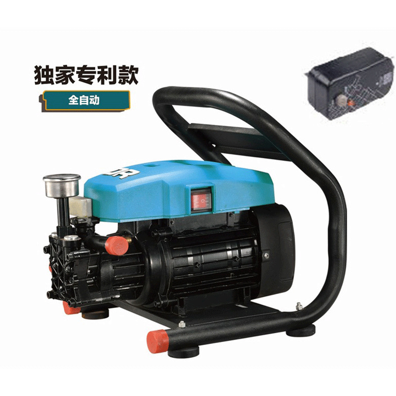 Bomba de agua de alta presión doméstica, pistola de agua de alta potencia, máquina de lavado de automóviles portátil pequeña, cepillo móvil