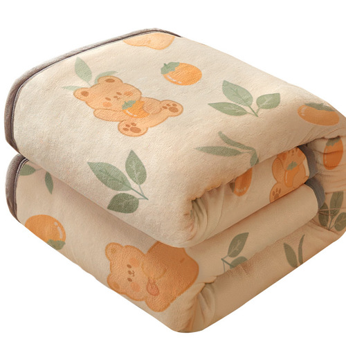 Sofa blanket office lunch break thick blanket quilt winter coral velvet bed warm nap blanket wholesale