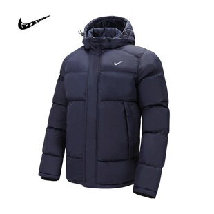 Cross-border winter cotton-padded jacket men's trendy hooded thickened windproof warm coat cotton-padded jacket youth sports cotton-padded jacket men's