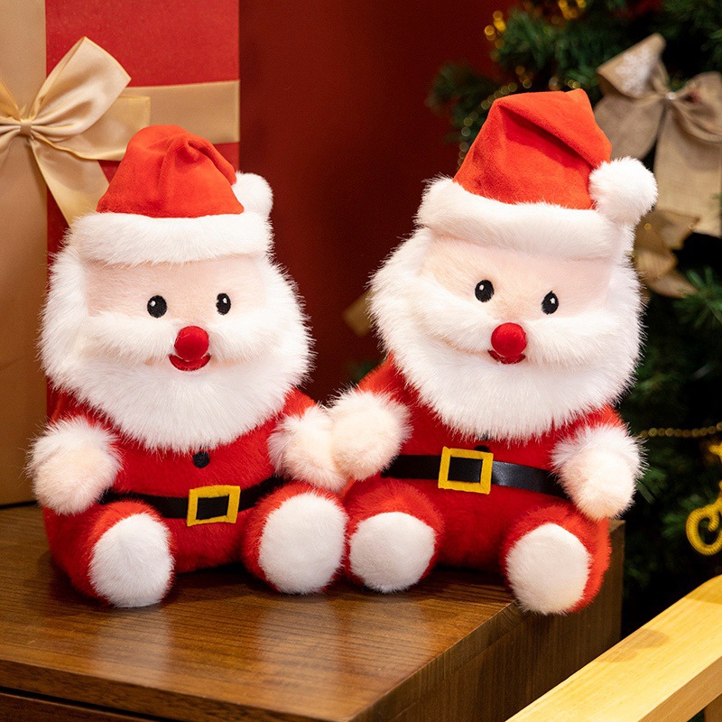 Cute muñeca de Papá Noel grande muñeca de peluche muñeca de tela para niños regalos de Navidad decoraciones