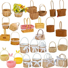 收纳篮/筐;植物工艺品;室外LED