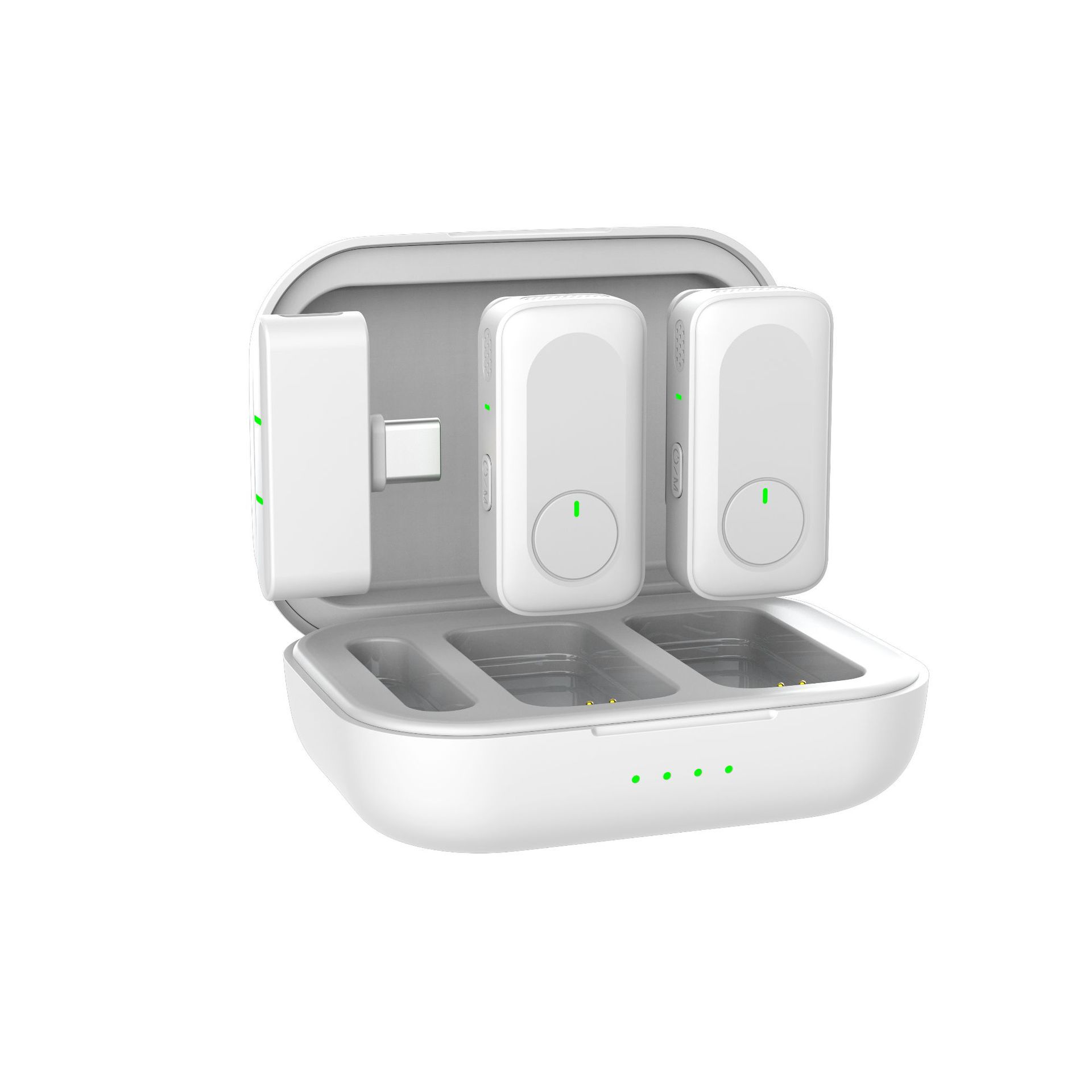 Cross-Border New Ai Noise Reduction R18 Lavalier Microphone for Outdoor Live Streaming and Short Video Recording, One-To-Two Microphone