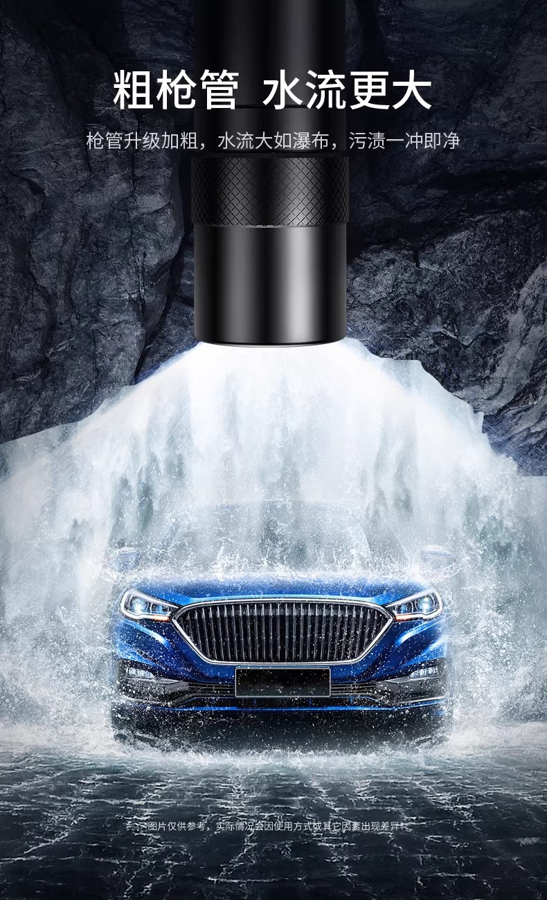 Suitable for car wash water guns, high-pressure household cleaning, 2026 new model nozzle, retractable hose, new type of high-pressure hose