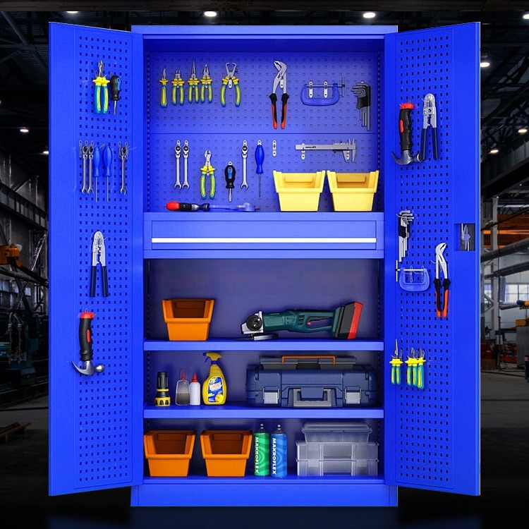 重型工具柜铁皮柜抽屉式储物柜带锁多功能车间汽修五金收纳零件