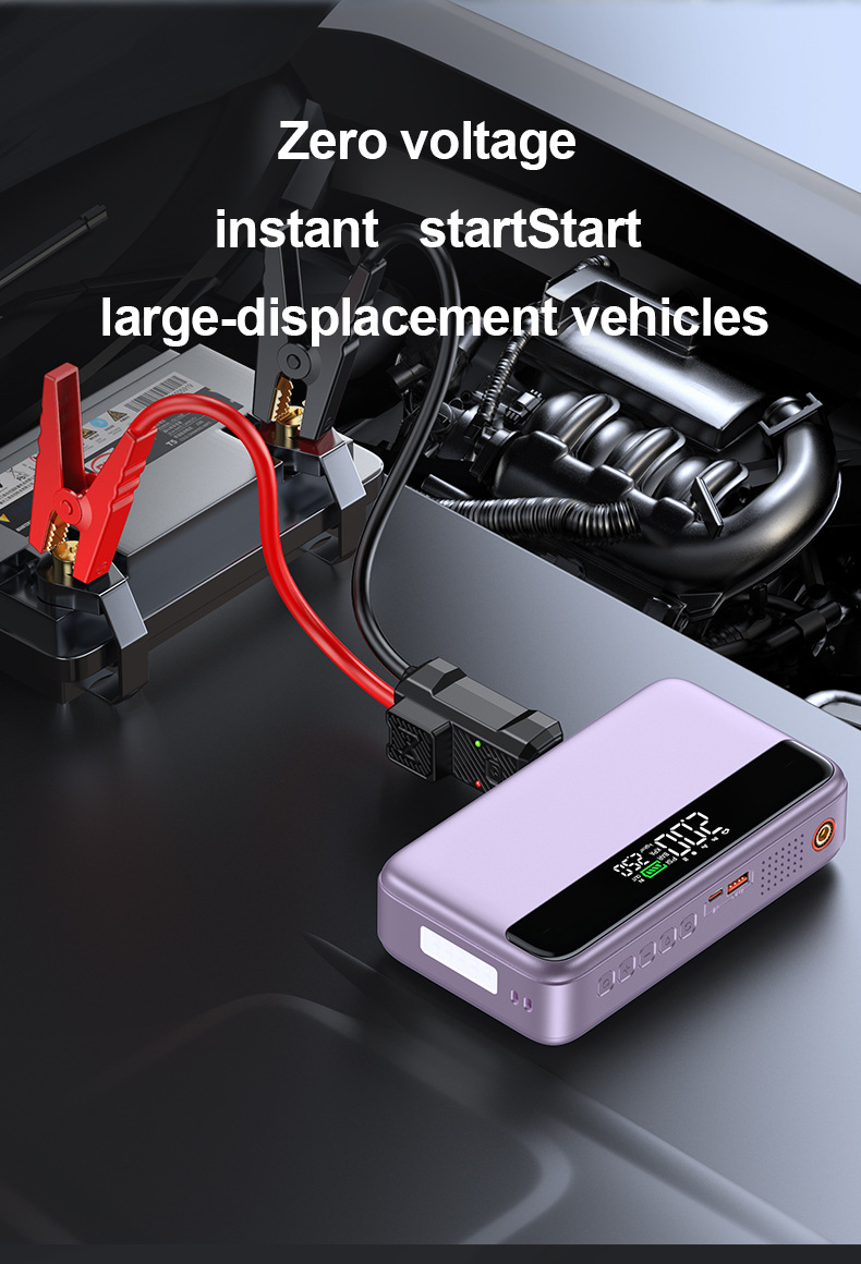 【N33】Cross-Border Car Emergency Starting Power Supply, Air Pump, Integrated Power Supply, Multi-Functional Portable Battery Ignition