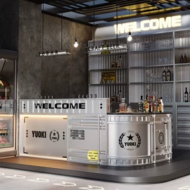 酒柜;书架;办公案、台