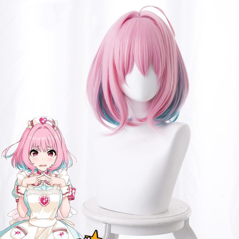 Sintetinis perukas COSPLAY anime personažų modeliavimas rožinė mergina_voghion.com