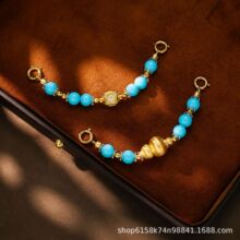 18K��ɫ��ʯ�~�X���J���L朏����p���������f��朼��L�diy���