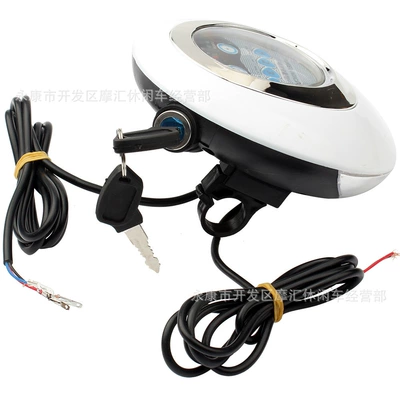 Mini elektrik skuter aksesuarları 24V displey panel buynuz farası