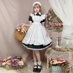 Japanese short-sleeved skirt cosplay clothes cute lolita uniform daily dress traditional maid maid outfit
