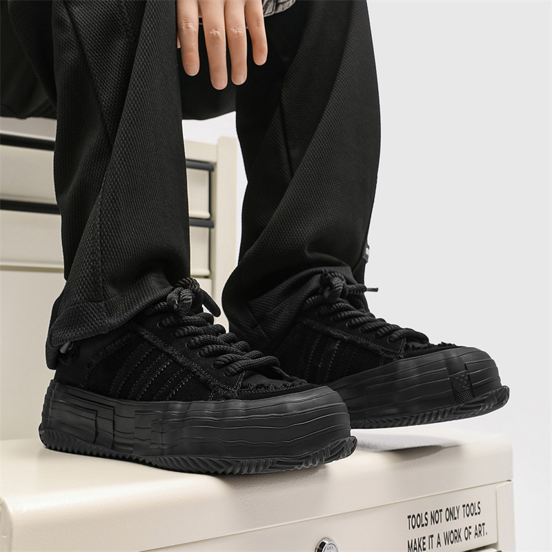2024 Spring and Autumn Casual Shoes Cowhide Comfortable Color and Color All-Match Men's Fashionable Sports Men's Shoes