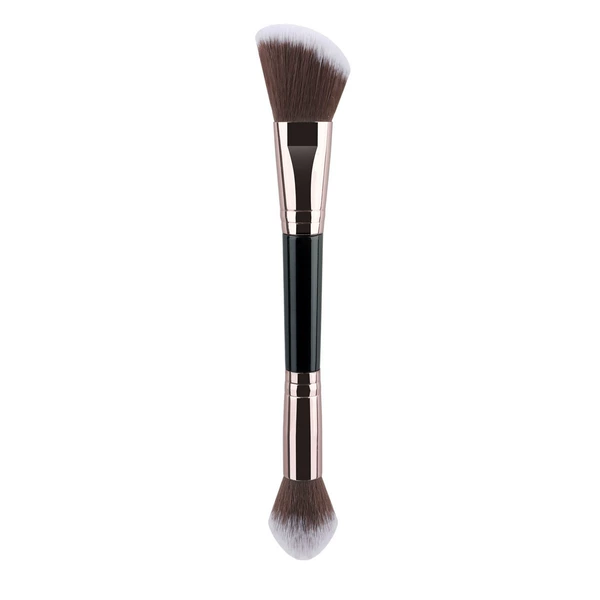 Black flame contour brush