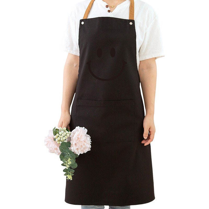 Delantal sin mangas cocina del hogar anti-incrustante y a prueba de aceite lindo estilo japonés coreano cocina Mono para adultos y mujeres ropa de trabajo de moda