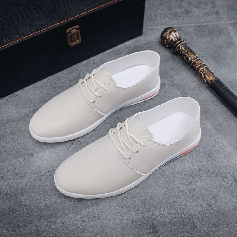 6669-1【베이지색 신발끈】싱글 슈즈