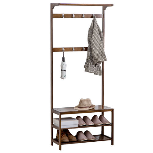 Simple entryway cabinet, shoe cabinet, wardrobe, coat rack, floor-standing shoe rack, hanging clothes rack combination, shoe-changing stool, living room clothes rack