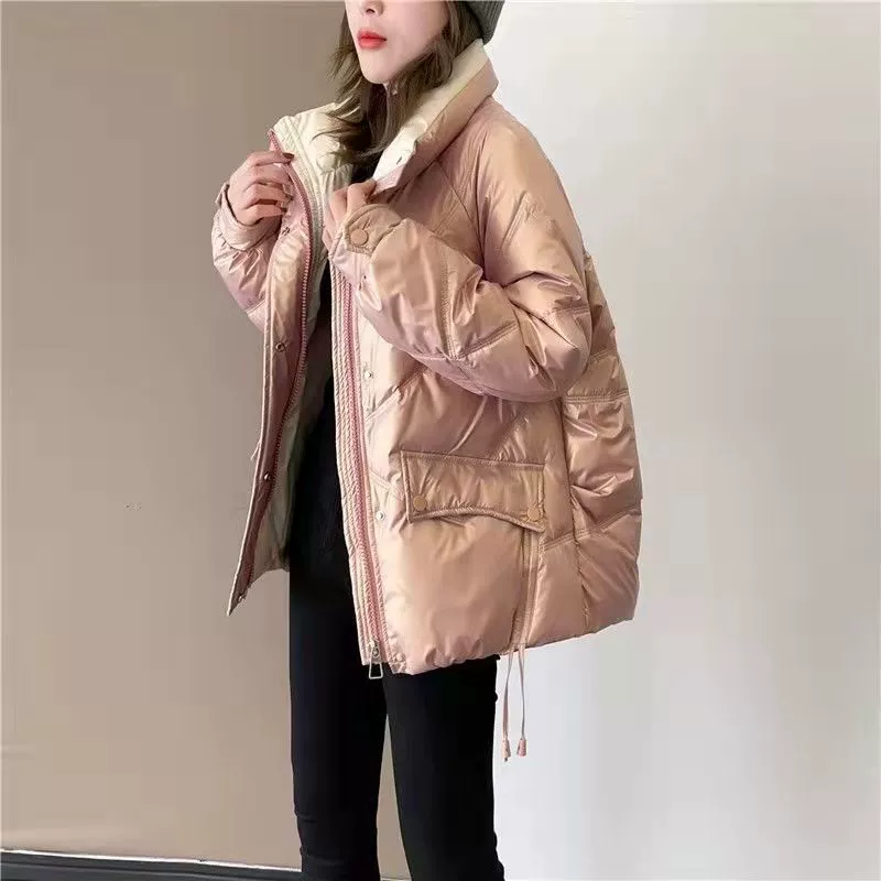 Erasable short winter down jacket with down for mother, 2023, for teenagers, western style