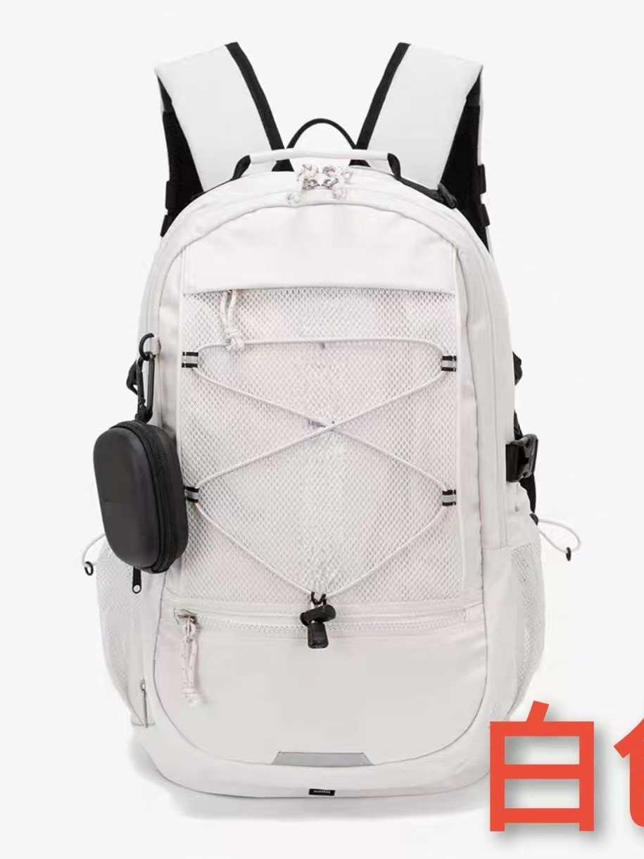 Three-piece set of backpacks for college students in foreign trade, stress-reducing, large-capacity travel and hiking backpack, outdoor bag, lightweight backpack