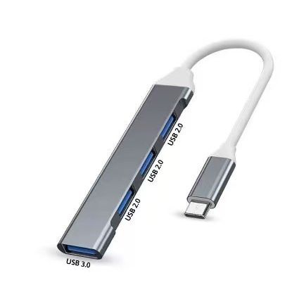 Typec estación de acoplamiento extensor de concentrador de computadora usb3.0 divisor montado en el vehículo un soporte de cuatro concentradores muelle de expansión