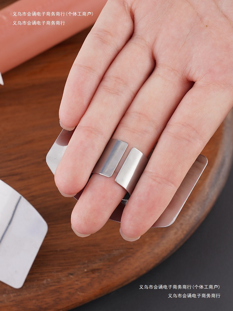 护保护套新手指器手手指手套不锈钢厨房切菜防切多功能器护手