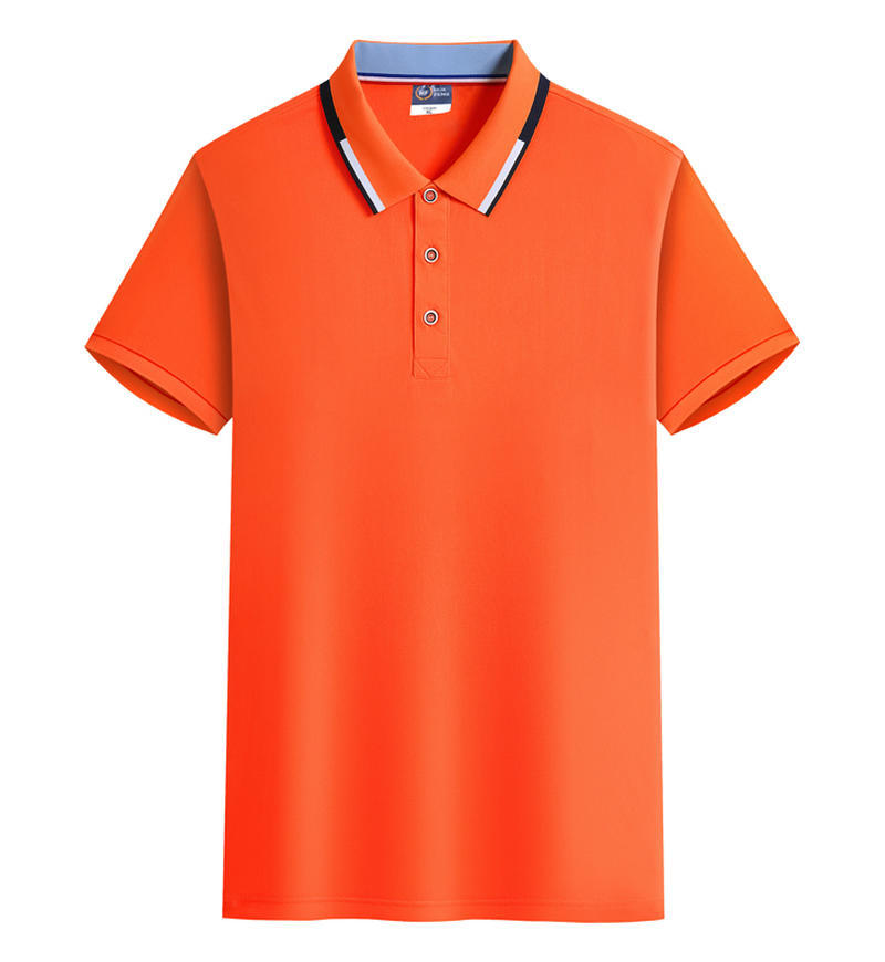 Camiseta de la empresa Camiseta publicitaria del empleado Ropa de trabajo de manga corta Ropa de trabajo Polo Camisa de logotipo impresa personalizada solapa