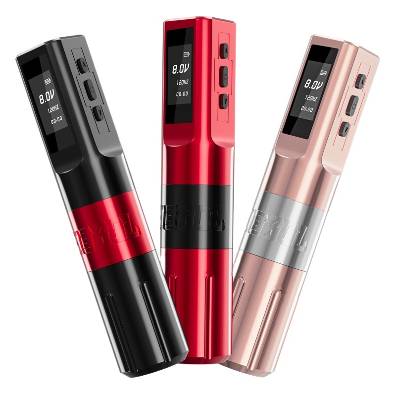 Inalámbrico tatuaje pluma motor sin escobillas máquina de tatuaje pluma de carga equipo de tatuaje línea de corte de niebla integrada transfronteriza Venta caliente