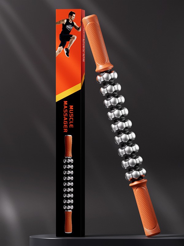 Cross-border rodando pantorrilla grande compresión de hielo lobo diente palo de yoga fitness correr ejercicio de recuperación muscular y masaje de relajación de la fascia