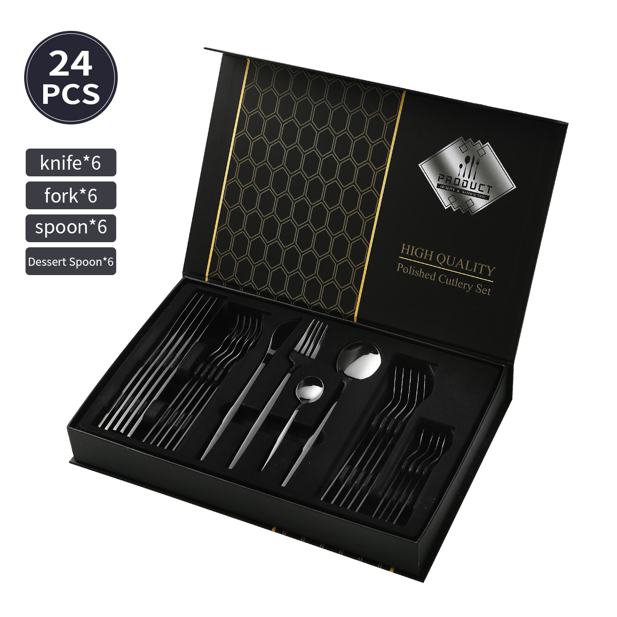 플립커버 블랙【24개입】