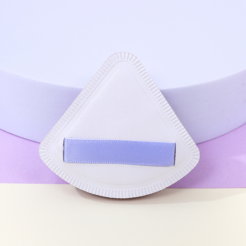 Puff de algodón de azúcar triangular personalizado de fábrica no come polvo súper suave y grueso esponja de maquillaje colchón de aire herramientas de belleza al por mayor