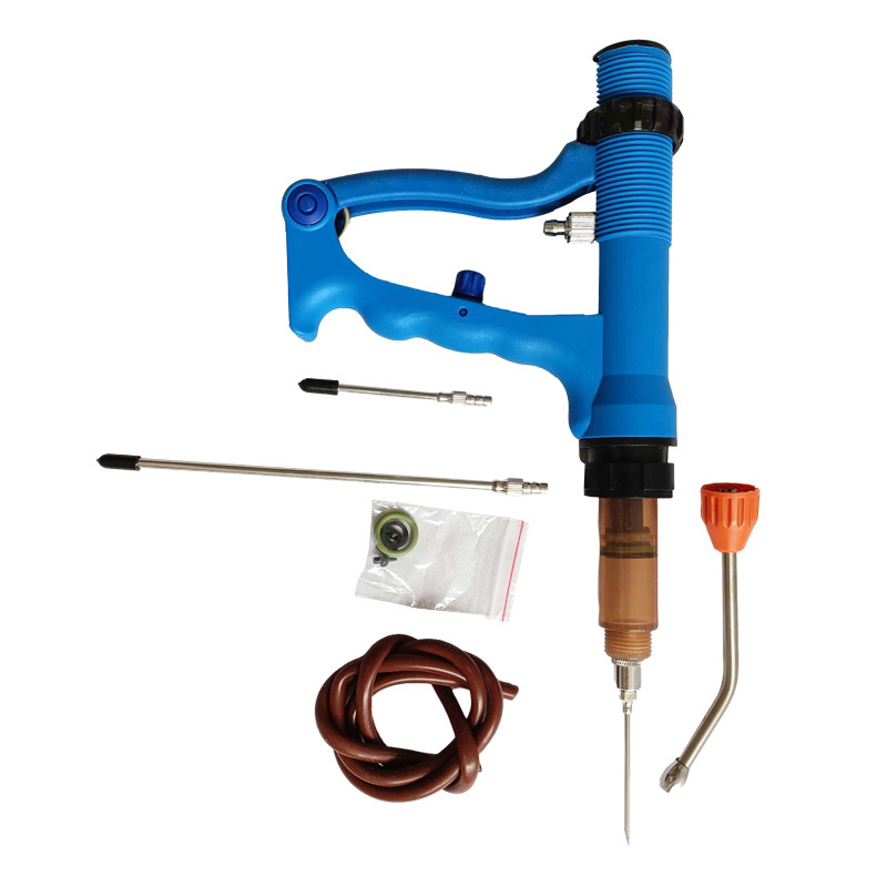 Dispositivo de alimentación de medicamento de llenado continuo ajustable para animales y dispositivo de alimentación de medicamento de llenado continuo para cerdo, ganado y oveja