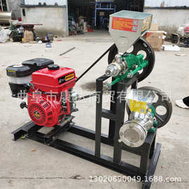 小型汽油膨化机图片 膨化各种花型爆米花机 空心棒麻花实心棒机器