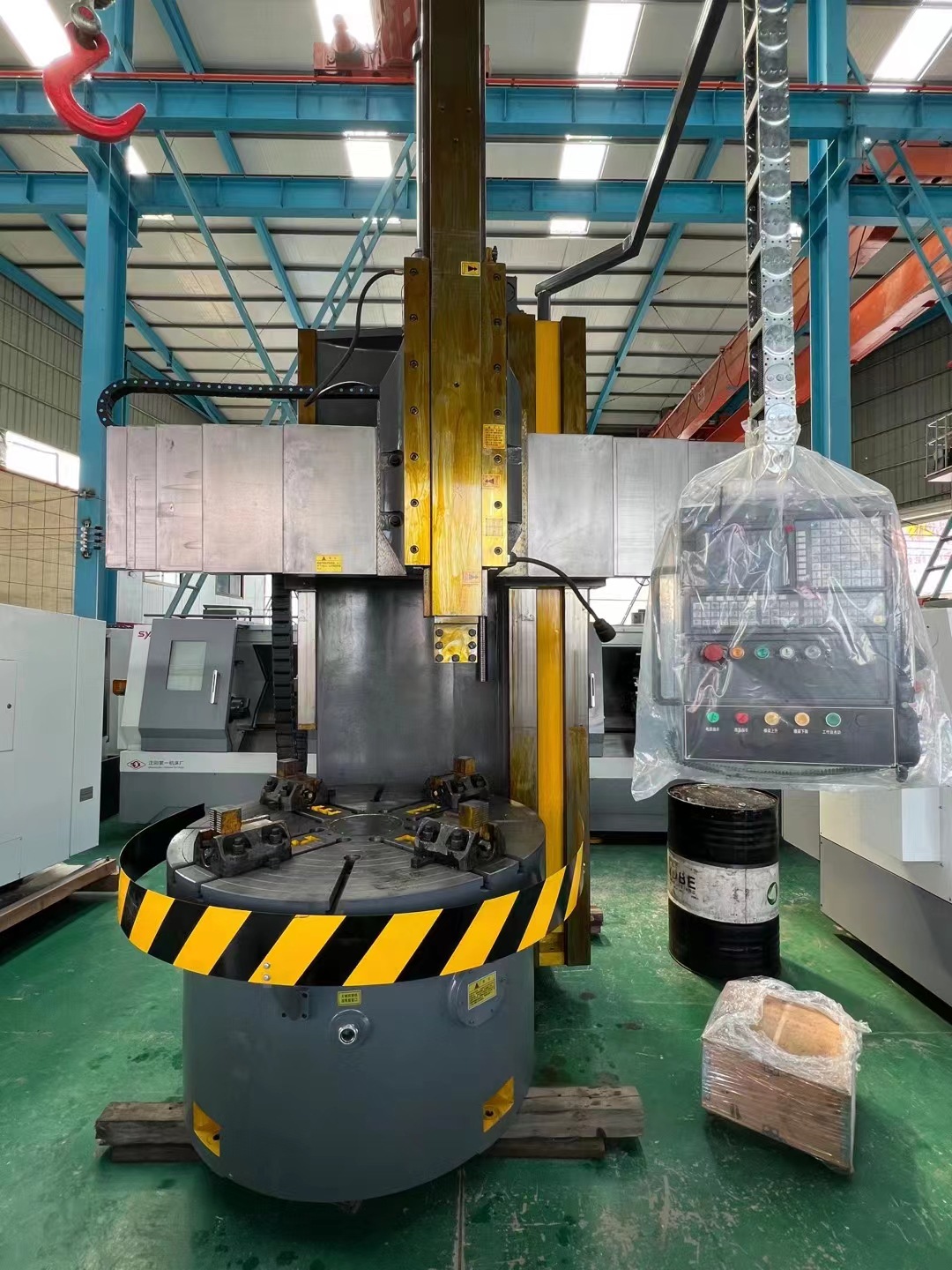 转让二手齐二CK5116数控立式车床工件高度:1200mm