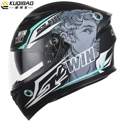 Motosiklet kaskı (dəbilqə) — Safety Gray 3C Certification - david-dumb-grey-without-bluetooth-m