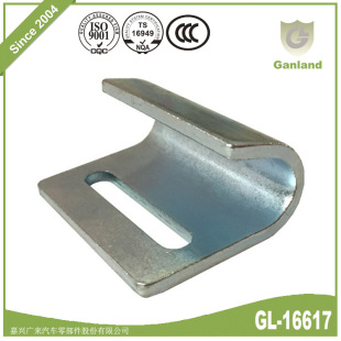 Gl-16611 Side Curtain Car Buckle Webbing Claw Hook t Hook Curved Hook Plate Hook Soft Canopy Car Curtain Cloth Black Strap