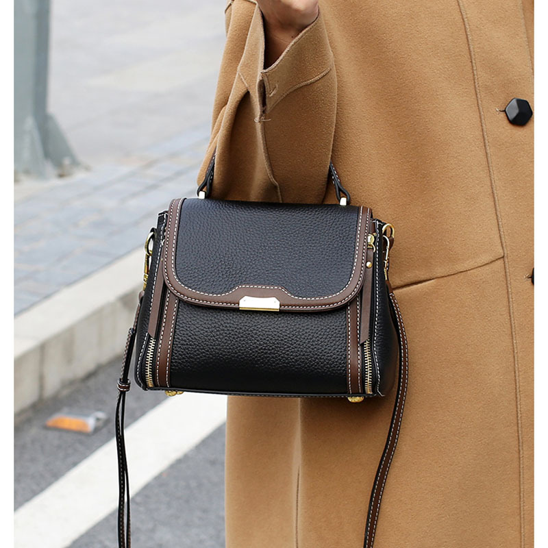 Genuine Leather Women's Crossbody Shoulder Bag Large Capacity_voghion.com