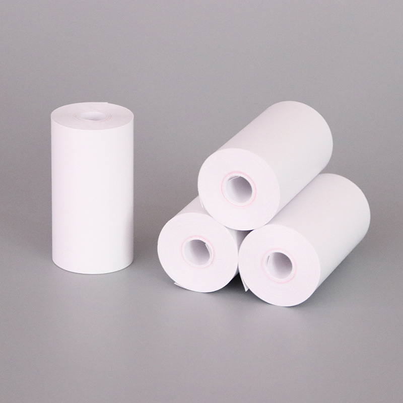 Papel de caja registradora térmica sin tubo 57*30 Papel de recibo 5730mm Meow máquina papel de impresión 57x30 impresión caja completa