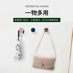 Cabinet door golden handle copper brushed simple American cabinet drawer brass light luxury wardrobe door handle wine cabinet