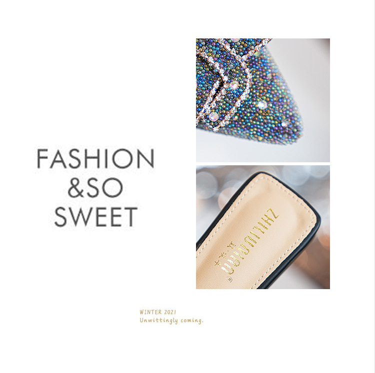 2023 spring and summer new outerwear all-match net red low-heeled sandals pointed toe Muller drag_voghion.com