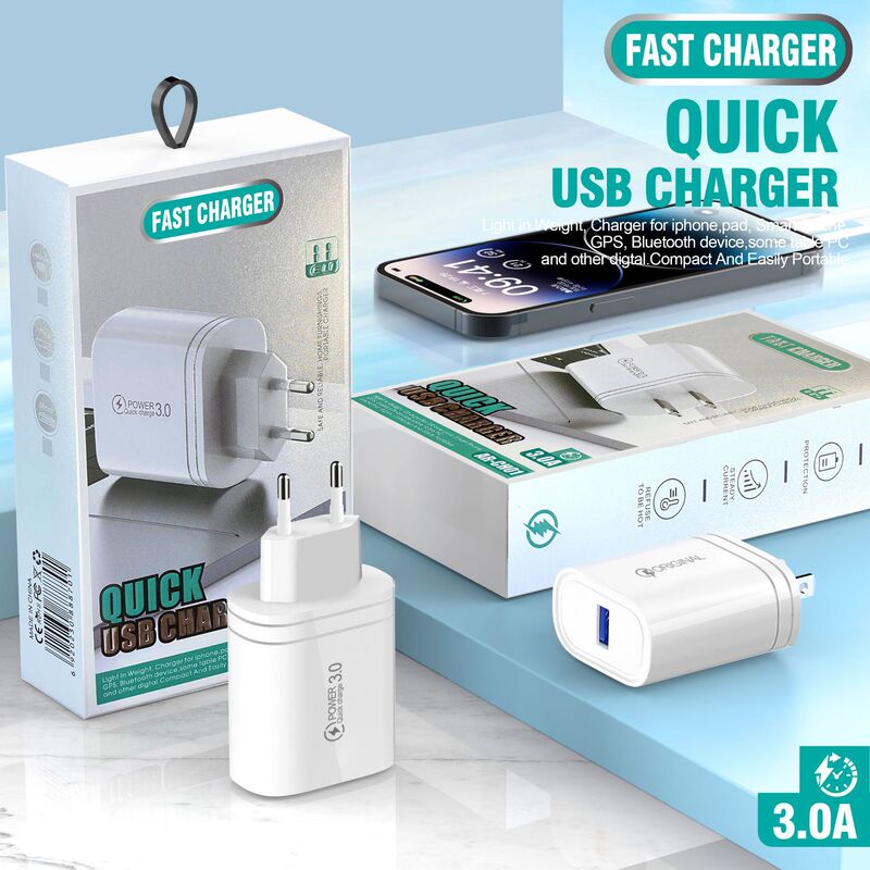 Oval 1-3USB multi-port charger mobile phone fast charging head power adapter travel Wall Charger