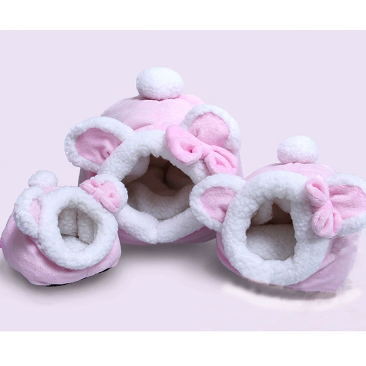 Маленькое гнездо для хомяка, хлопковое гнездо золотого медведя, теплое и съемное гнездо на зиму, милое и милое гнездо, теплый амазонский сахарный планер