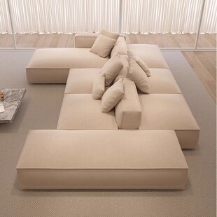 Back-to-back sofa [high-end magic figure matte cloth] Caesar McLaren Rome island sofa double-sided sofa