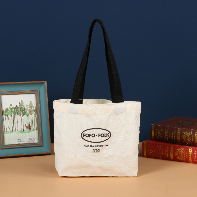 手提帆布袋纪念品包装购物礼品袋加厚纯棉旅行日用品收纳棉布袋
