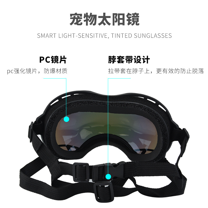 2025寵物眼鏡大狗狗太陽鏡中大型犬護目鏡防風沙戰術犬墨鏡#3021