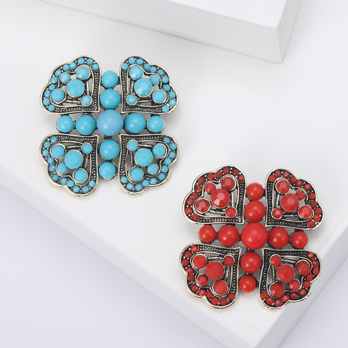 21g Weight Brooches Classification Holiday, Street Occasion Basic Pin Flower Alloy Women's Brooches