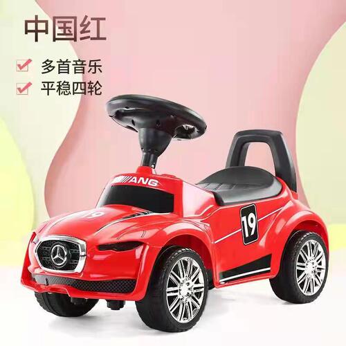 Children's gliding swivel car four-wheeled push slide balance scooter, suitable for 1-3 year old babies, toy walking car
