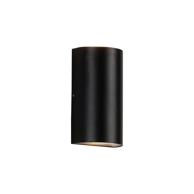 lámpara de pared exterior impermeable simple cuadrada luminosa lámpara de pared columna de pared exterior patio balcón pasillo decoración lámpara de pared