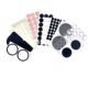 Silicone foot pad silicone gasket black non-slip pad silicone pad shockproof car phone holder self-adhesive silicone pad