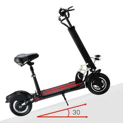 Qatlanan elektrik skuterlər 10-inch Portable Foldable Station Ride
